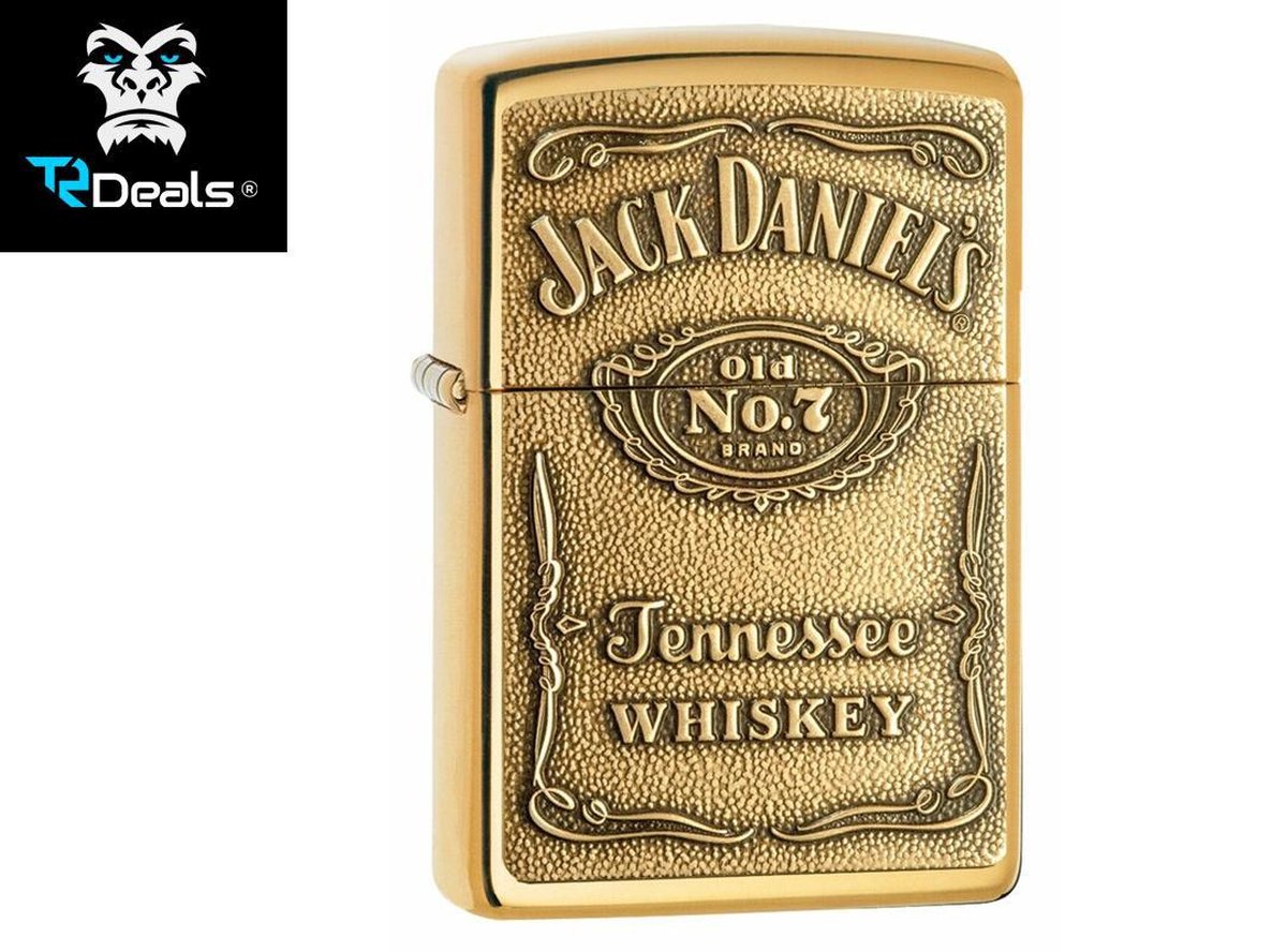 TR Deals |Gas aansteker Jack Daniel's Goud Label Emblem | bol.com