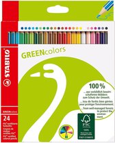 STABILO GREENcolors Kleurpotloden Multicolor - 24 stuks