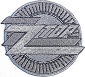 ZZ Top Patch Metallic Logo Grijs
