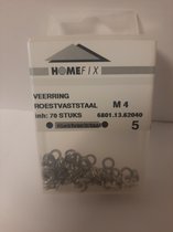 Homefix VEERRING M4 RVS