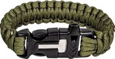 Highlander 4-in-1 Survivalarmband 23 Cm Nylon Groen One-size