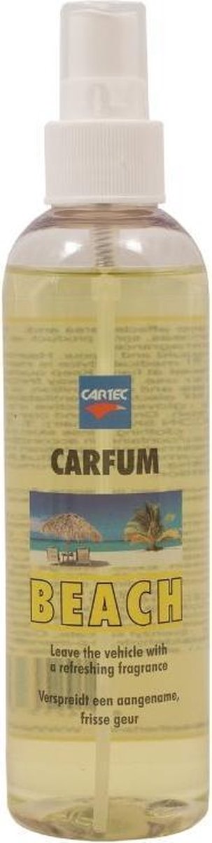 Cartec Carfum 200ml - Auto Geurtje - Beach - Auto Luchtverfrisser - Auto Geurverfrisser