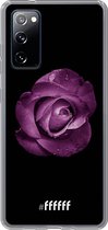 6F hoesje - geschikt voor Samsung Galaxy S20 FE - Transparant TPU Case - Purple Rose #ffffff