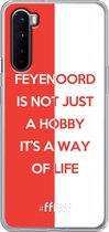 6F hoesje - geschikt voor OnePlus Nord -  Transparant TPU Case - Feyenoord - Way of life #ffffff