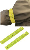 2-Pack Reflecterende Hardloop Verlichting - Hardloop / Fiets Sport Armband Met LED Verlichting