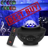 Sterren Projector | Sterrenlamp | Met Afstandsbediening | 10 Kleuren | Bluethooth / USB | elke sfeer (Galaxy projector)
