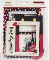 Simple Stories Say Cheese Main Street Layered Chipboard Frames Die-Cuts (SCM14219)