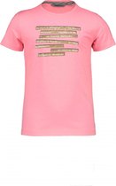 Moodstreet Meisjes t-shirts & polos Moodstreet MT t-shirt chestprint Sparkling Pink 86/92