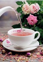 Kop en schotel porselein - Cherry Blossom - Kersenbloesem - Porselein - 200 ml