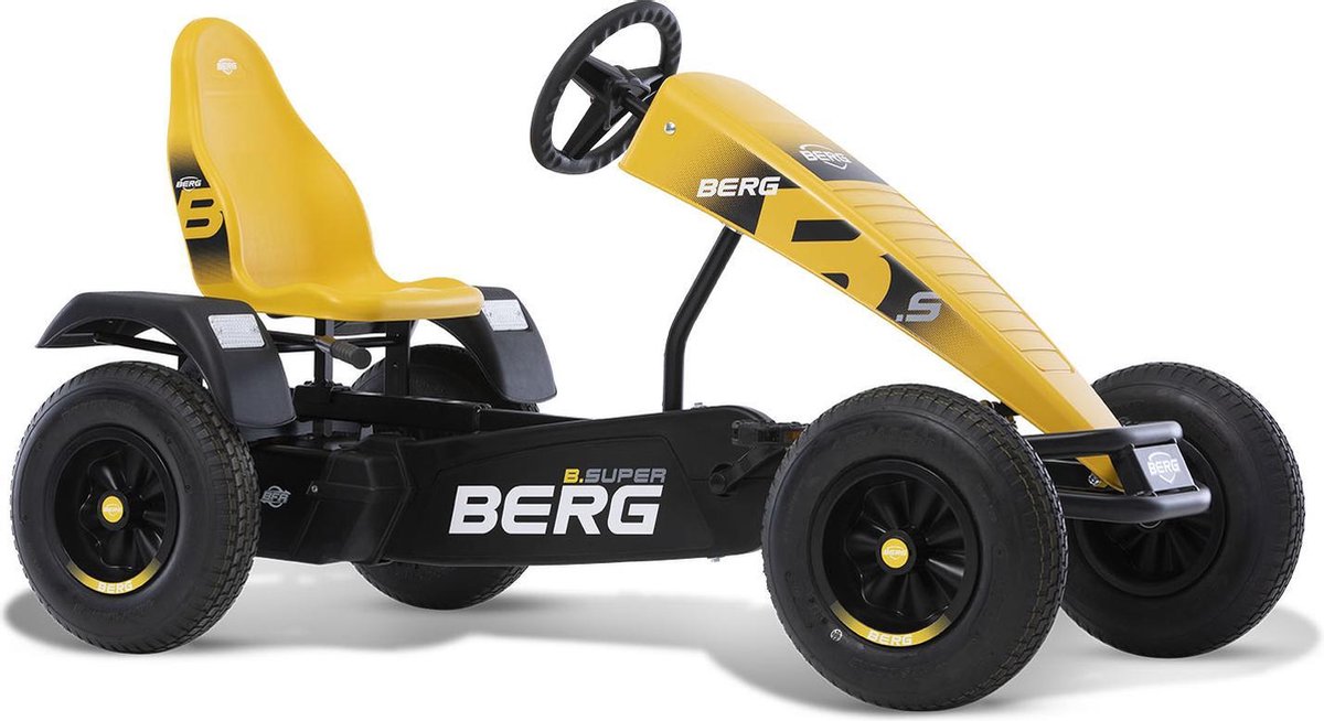 BERG XL-frame B.Super Yellow Skelter - Geel - Vanaf 5 jaar - BERG