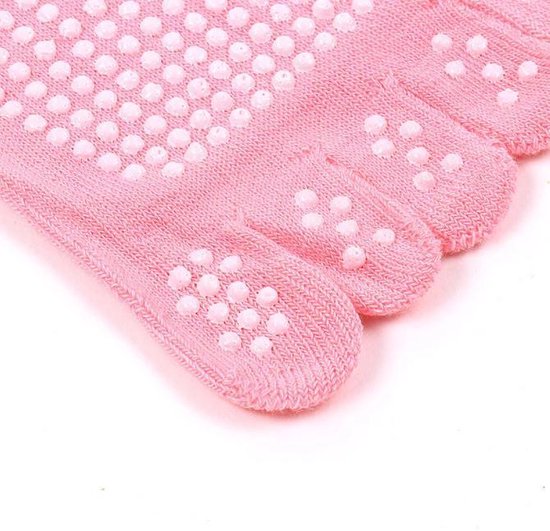 Yoga sokken met Antislip - Roze - Maat 37/41 van Toetie. — afbeelding 2