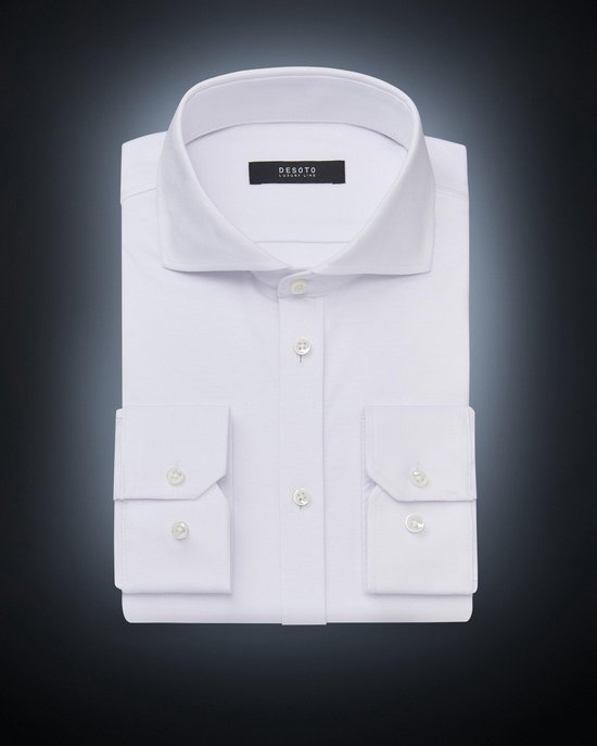 Desoto Luxury Line stretch shirt wit 10008 001 maat 40 (M)
