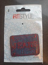 Restyle strijkapplicatie 'jeans' 3 stuks