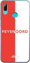 6F hoesje - geschikt voor Honor 10 Lite -  Transparant TPU Case - Feyenoord - met opdruk #ffffff