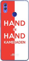 6F hoesje - geschikt voor Honor Note 10 -  Transparant TPU Case - Feyenoord - Hand in hand, kameraden #ffffff