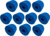 Black Beauty Zwembad Filter Fine Blue Type S1 Voor Intex 108x73mm Gat 38mm 10 stuks