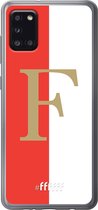 6F hoesje - geschikt voor Samsung Galaxy A31 -  Transparant TPU Case - Feyenoord - F #ffffff
