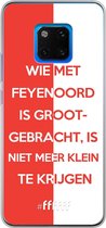 6F hoesje - geschikt voor Huawei Mate 20 Pro -  Transparant TPU Case - Feyenoord - Grootgebracht #ffffff