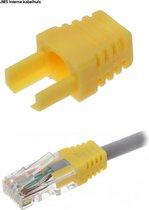 JMS® Interne Kabel Huls Geel - RJ45 Boot - Cable Boot - kabelhuls -Tule Voor RJ45 Connector (10 stuks)