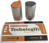 Technicqll | Kneedbare | tot 100ºC Bestendige | Reparatiepasta | Metaal | Staal | Aluminium | Kunststof | 35 g E-136
