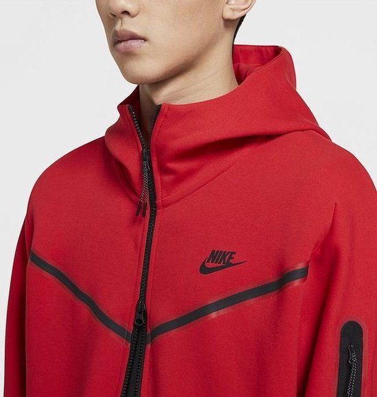 Nike Sportswear Tech Flock Hoodie Full Zip Vest Heren | bol.com
