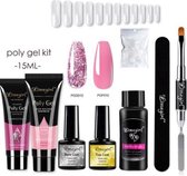 Poly gel Nagel set Exclusief. UV lamp