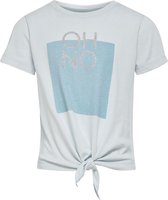 Only t-shirt meisjes - blauw - KONsilly - maat 122/128