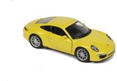 Porsche 911 Carrera geel - Welly Porsche 911 City-Play