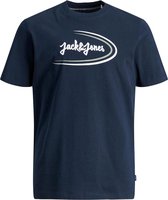 Jack & Jones t-shirt jongens - blauw - JORriley - maat 164