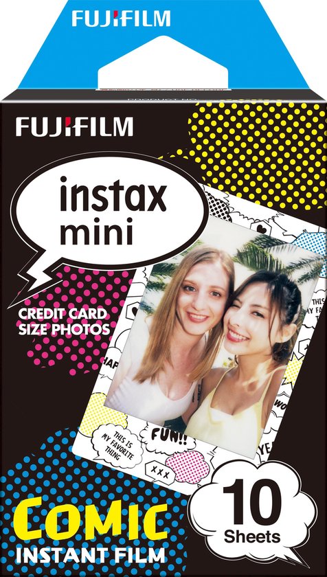 Fujifilm Instax Mini Film - Comic - Instant fotopapier - 1 x 10 stuks - Fujifilm
