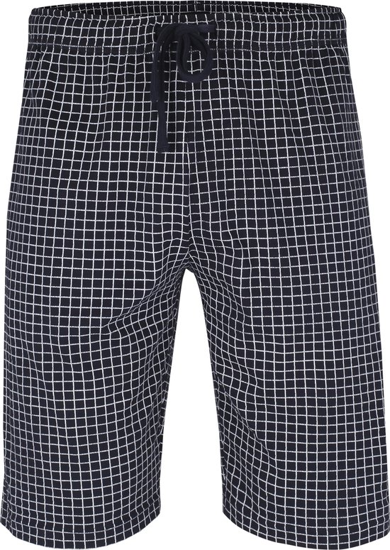 Pantalon de pyjama homme Ceceba court - bleu foncé à carreaux blancs - Taille: 9XL