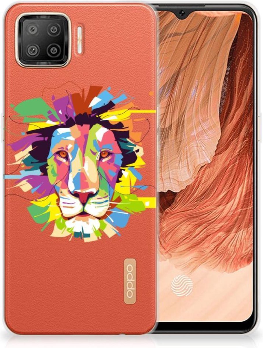 OPPO A73 4G Telefoonhoesje met Naam Lion Color