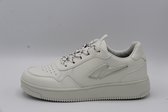 Piedro -witte sneaker met vlakke witte zool- maat 40