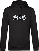Heren Hoodies met Ballin Est. 2013 Camo Block Hoodie Print - Zwart - Maat M