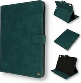 iPad 10.2 (2020) & iPad 10.2 (2019) Hoes Emerald Green - Casemania Book Case met Magneetsluiting