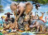 Dieren - Diamond Painting - 20x15cm - Complete Set - Inclusief Tools