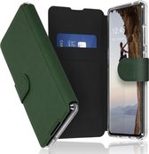 Accezz Xtreme Wallet Booktype Samsung Galaxy S20 FE hoesje - Donkergroen