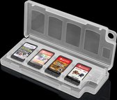 Spel Opberg-Box geschikt voor 8 Nintendo Switch + 2 SD Cards Wit