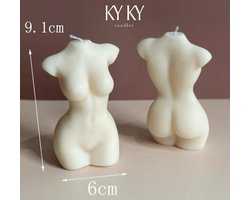 KyKy vrouwen lichaam silhouet mal - Siliconen kaars mal- 3D vrouw curves - DIY kaarsen maken - kaarsenmaker