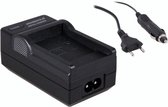Oplader voor Sony NP-FP50, NP-FH50, NP-FH70, NP-FH100 Camera Accu / Acculader / Thuislader + Autolader