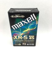Maxell XR-S Black 45 SVHS-C professional master grade videocassette voor camera 45 min