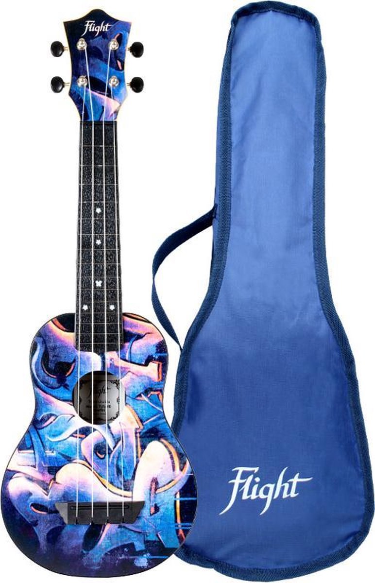 Flight: TUS40 ABS Travel Ukulele - Graffiti