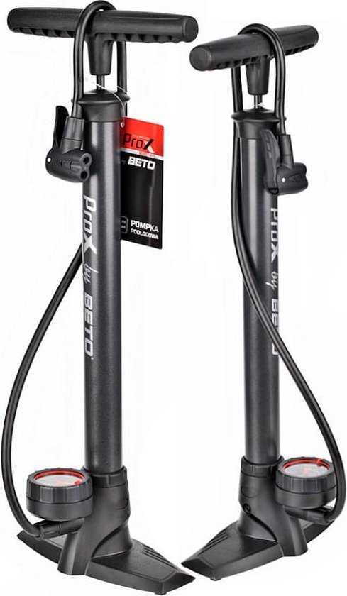 Pompe vélo proX avec manomètre - Manomètre 11Bar - Toutes valves - Pompe à  pied -... | bol.com