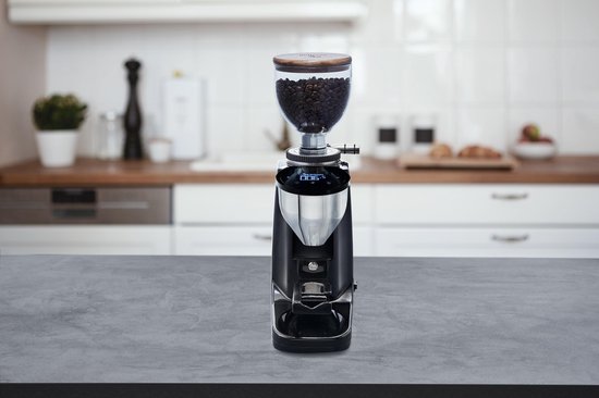 kralen Bouwen op vochtigheid Bellezza Piccola V2 - Elektrische Koffiemolen - Metallic Zwart - Grove  filterkoffie... | bol.com