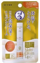 Mentholatum Melty Cream Lip Stick Balm - Rich Honey 2.4g SPF25 - Japanese Skincare