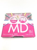 Maxell MD Color 74 Pink Recordable Minidisc