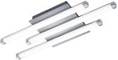 LED Plafondlamp - Plafondverlichting - Nitron Staton - 12W - Warm Wit 3000K - Rechthoek - Mat Wit - Aluminium