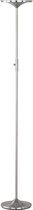 LED Vloerlamp - Nitron Oringa - 20W - Warm Wit 3000K - Dimbaar - Rond - Mat Nikkel - Aluminium