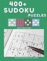 400+ Sudoku Puzzles: Book for Seniors Hard Sudoku Puzzles Games Book with Solution Large Print, Sudoku Large Print Puzzle Book for Adults,