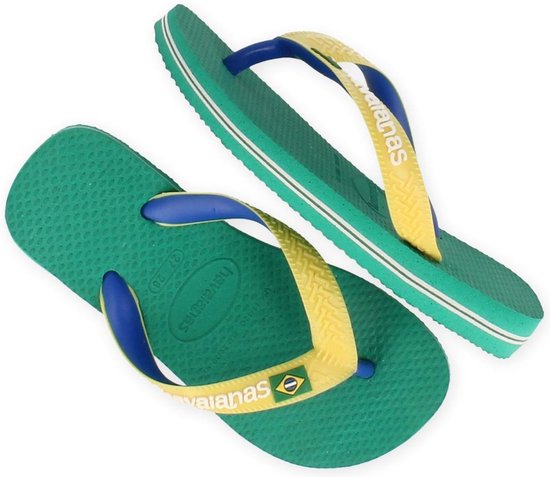 Havaianas Teenslipper Jongens Brasil Logo - Groen | 31/32 | bol.com